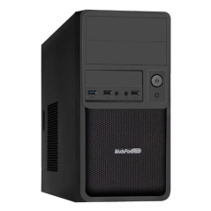 Boitier MicroATX MIP Smart avec alim 480w 1usb3 / 2 usb 2, noir mat · Smarty Paris · Smarty Paris