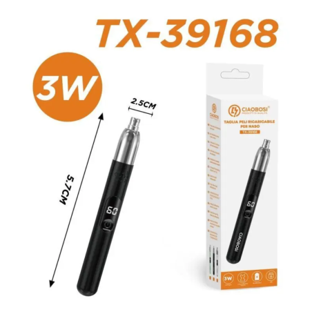 Tondeuse à poils de nez rechargeable CIAOBOSI TX-39168 · Smarty Paris