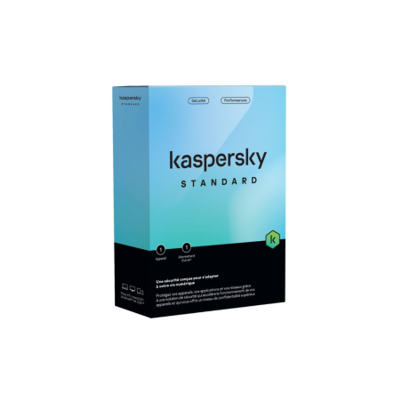 Logiciel Antivirus 1 Appareil / 1 An - Kaspersky Standard - Audio Ref