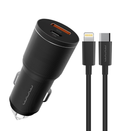 Chargeur Allume-Cigare 18W USB + 20W USB-C av