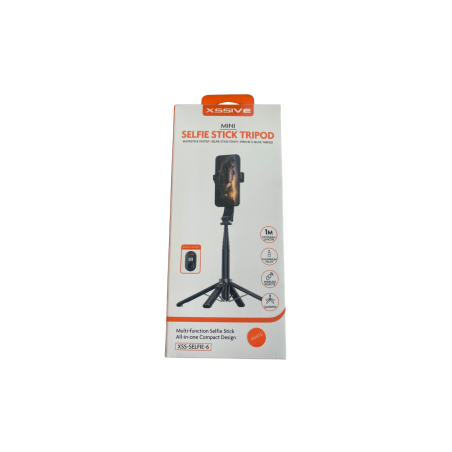 Perche à Selfie Mini Trépied XSSIVE XSS - SELFIE6 White - Supports Ref