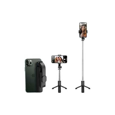 Support Selfie Smartphone R1 avec Éclairage Intégré 0.8 M - Noir - Sup