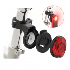 Support de tige de selle avec réflecteur arrière en Compatible avec Ga