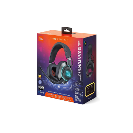 Casque Gaming Sans Fil Circum-Aural JBL Quantum 810 - JBLQ810WLBLKAM -