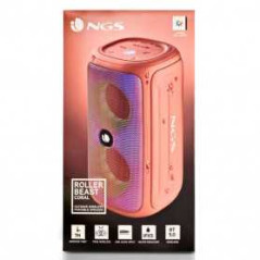 Enceinte Bluetooth NGS Roller Beast IPX5 32W - Orange - Audio Ref G154