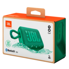 Enceinte Bluetooth Portable JBL Go 3 Eco Vert IP67 5H - JBLGO3ECOGRN -