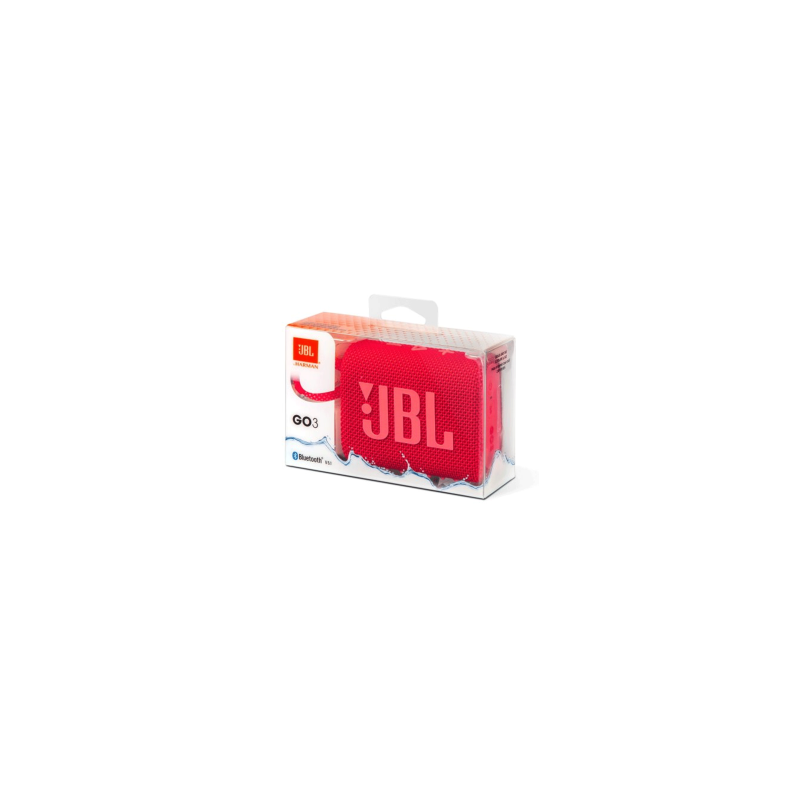 Enceinte Bluetooth Portable JBL Go 3 IP67 5H - JBLGO3RED - Rouge
