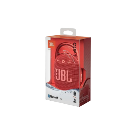 Enceinte Bluetooth Portable JBL CLIP 4 Rouge - JBLCLIP4RED - Audio Ref