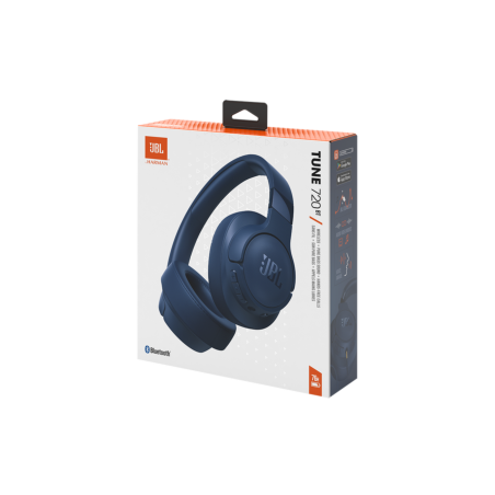 Casque Bluetooth JBL Tune 720BT - JBLT720BTBLU - Bleu - Protections Re