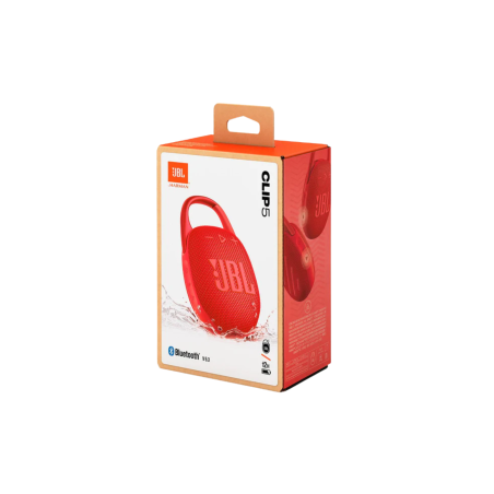 Enceinte Bluetooth Portable JBL CLIP 5 - JBLCLIP5RED - Rouge - Audio R