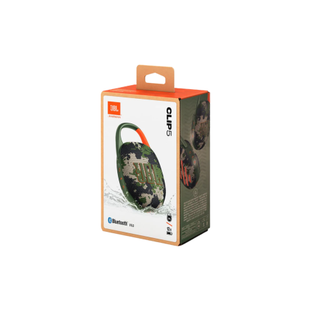 Enceinte Bluetooth Portable JBL CLIP 5 - JBLCLIP5SQUAD - Camouflage -