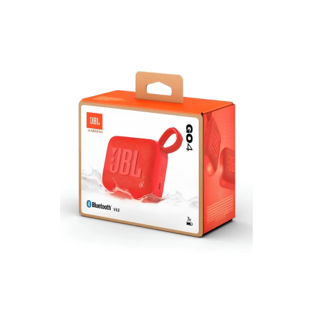 Enceinte Bluetooth Portable JBL Go 4 Rouge IP67 7H - JBLGO4RED - Audio