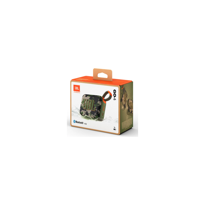 Enceinte Bluetooth portable JBL Go 4 Squad Militaire IP67 7H - JBLGO4SQUAD