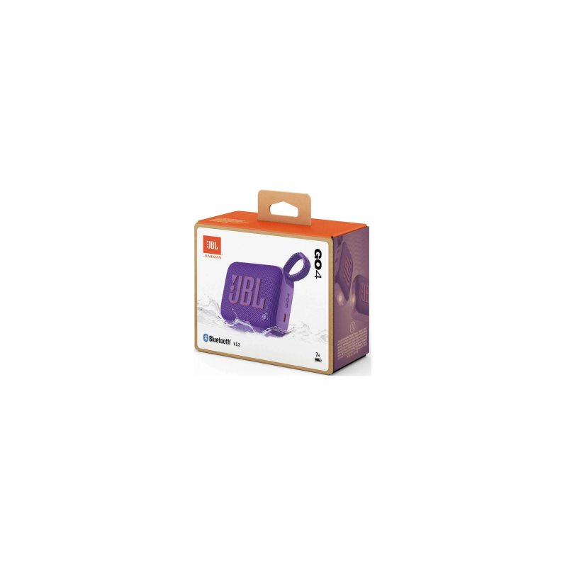 Enceinte Bluetooth portable JBL Go 4 Violet IP67 7H - JBLGO4PUR