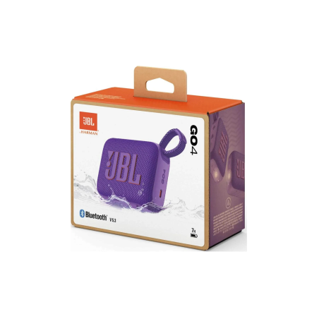 Enceinte Bluetooth portable JBL Go 4 Violet IP67 7H - JBLGO4PUR - Audi