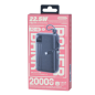 Power Bank à Charge Rapide 22.5W avec Double Câble 20000mAh FC-15 REMAX - Noir
