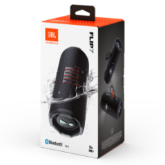 Enceinte Bluetooth sans fil JBL Flip 7 - JBLFLIP7BLK - Noir - Audio Re