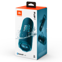 Enceinte Bluetooth sans fil JBL Flip 7 - JBLFLIP7BLU - Bleu - Audio Re