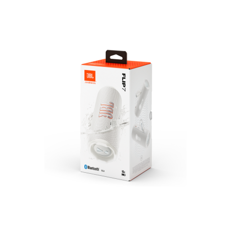 Enceinte Bluetooth sans fil JBL Flip 7 - JBLFLIP7WHT - Blanc - Audio R