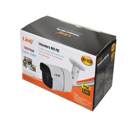 Caméra NVR POE 200W LinQ NV-2038 · Smarty Paris | -24% au li