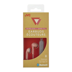 Ecouteurs Bluetooth JVC HA-F19BT-PT Rose/Taup | Smarty Paris