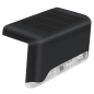 Lampe Solaire de Marche et Murale - 1 LED - Coque Noire - Lumière Chaude - 3W - Inclus Vis et Colle - 4 Pcs · Smarty Paris
