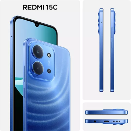 Xiaomi Redmi 15C 8 Go RAM + 128 Go NFC ROM Bleu - EU - Neuf