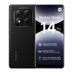 Xiaomi Redmi Note 14 Pro+ 5G 512 Go Noir - Ne | Smarty Paris