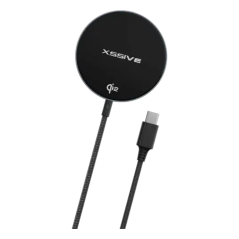 Chargeur Magnétique Sans Fil 15W XSSIVE XSS-MSW3B - Noir — Accessoire · Smarty Paris 18e