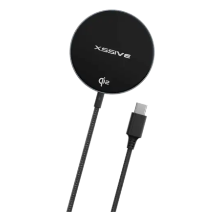 Chargeur Magnétique Sans Fil 15W XSSIVE XSS-MSW3B - Noir — Accessoire · Smarty Paris 18e