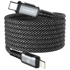 Câble Magnétique Tressé USB-C / Lightning XSSIVE XSS-MGC-CL1M - 1M — Accessoire · Smarty Paris 18e