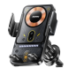 Support De Charge sans fil rotatif intelligent à 2 moteurs 15W pour voiture REMAX RM-C27 - Noir Support De Charge sans fil rotatif intelligent à 2 moteurs 15W pour voiture REMAX RM-C27 - Noir
