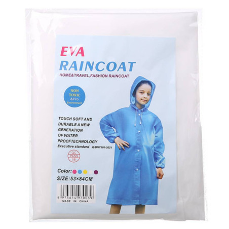 Imperméable pour Enfants Blanc 53x84CM — Eco-Solution · Smarty Paris 18e