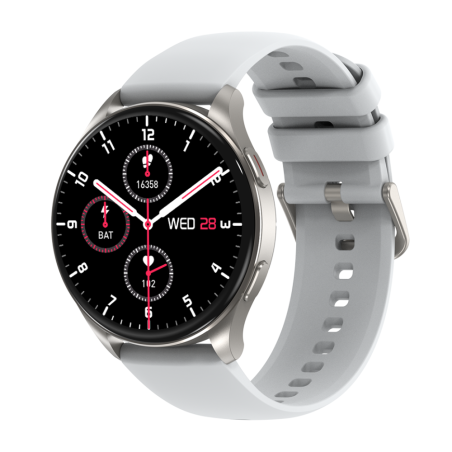 Montre Connectée 1.43″ AMOLED Blackview X20 - Argent — Black