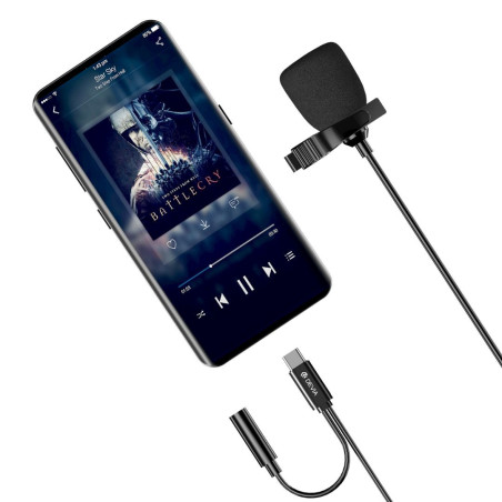 Microphone Wired Devia Smart Series - Jack 3.5 MM - Noir — Devia · Smarty Paris 18e