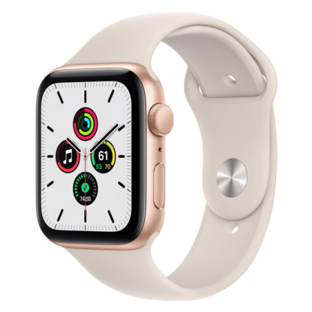 Montre Connectée Apple Watch Series SE Cellulaire 44mm Or Aluminium avec Bracelet - Grade AB (TVA Sur Marge)*
