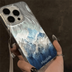 Coque pour iPhone - Coquille de Plumes - Pic de Lumière — Accessoire · Smarty Paris 18e