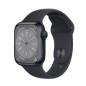 Montre Connectée Apple Watch Séries 8 GPS 45mm Minuit Aluminium avec Bracelet - Grade AB avec Boîte et Chargeur Montre Connectée Apple Watch Séries 8 GPS 45mm Minuit Aluminium avec Bracelet - Grade AB avec Boîte et Chargeur
