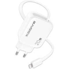Chargeur Rapide 65W + Câble Rétractable USB-C | Smarty Paris
