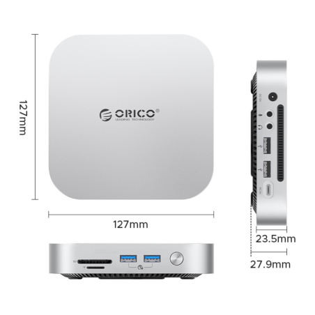 Station d'accueil ORICO MiniLink 9-en-1 avec boîtier SSD M.2 pour Mac mini 2024 — Orico · Smarty Paris 18e