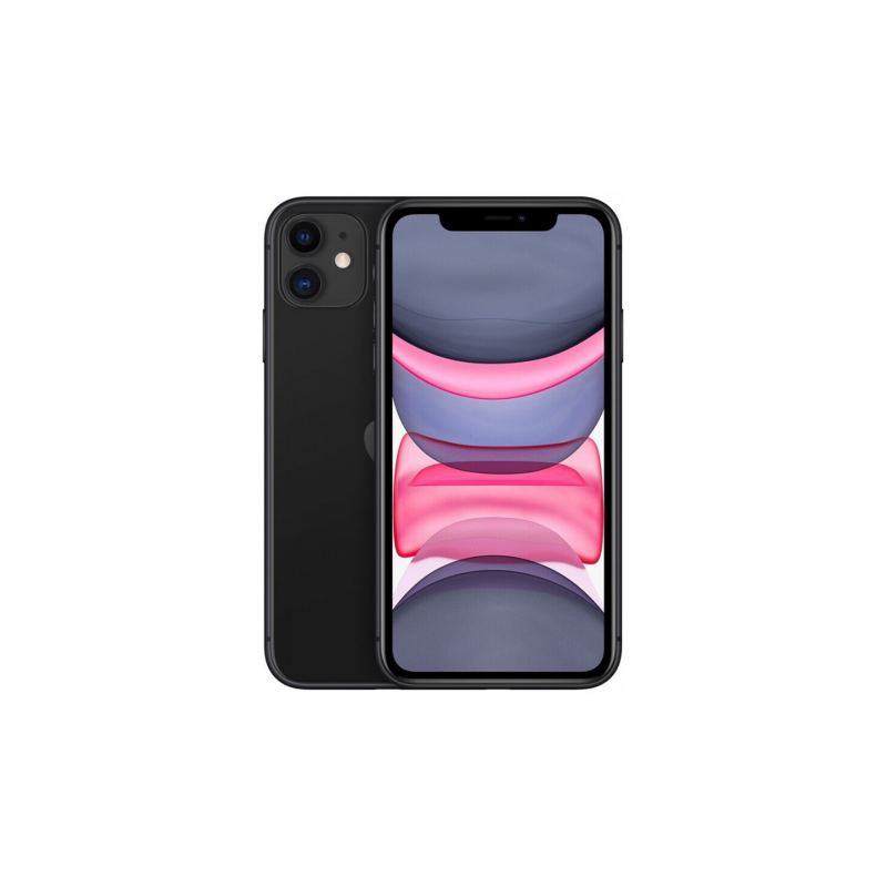 Apple Smartphone iPhone 11 – 64 GB Black Grade B · Refurbished