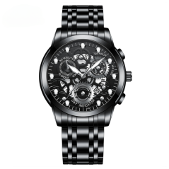 Montre Homme Lumineux Étanche en Acier Inoxyd | Smarty Paris