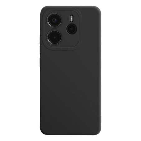 Matte black silicone case Redmi Note | Smarty