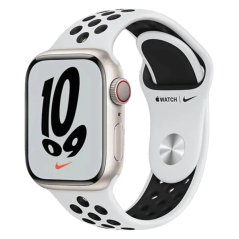 Apple Watch Nike Series 7 GPS 45mm Lumière Stellaire (Sans Bracelet et Accessoires) - Grade A — R3 · Smarty Paris 18e