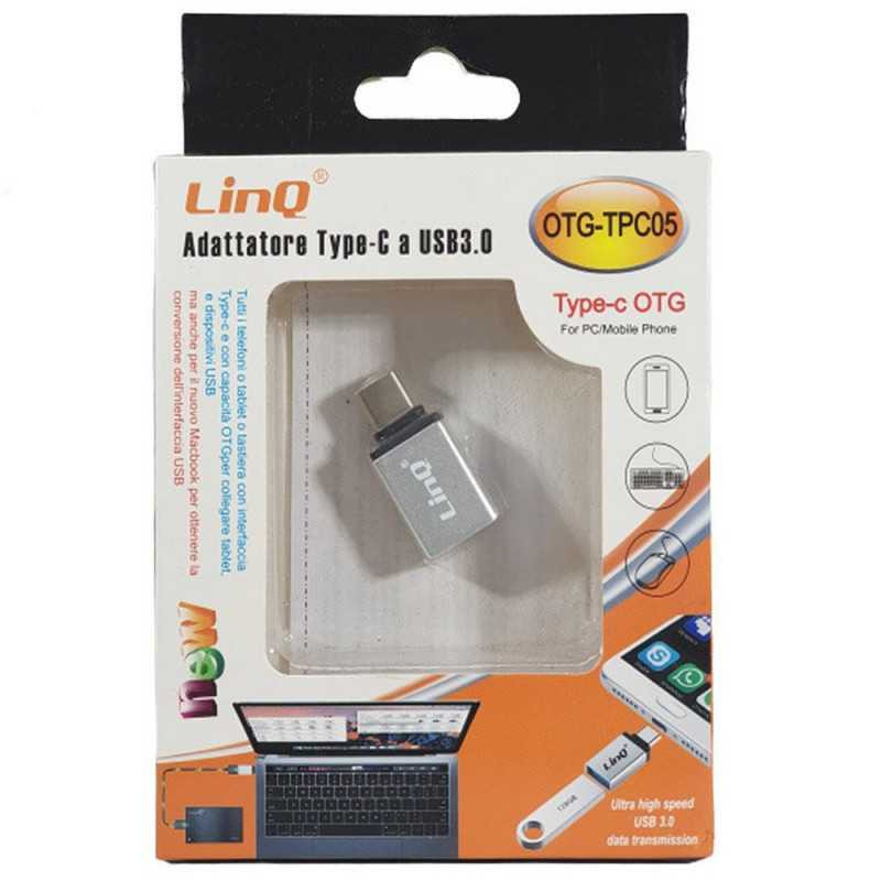 Adaptateur LinQ USB 3.0 vers USB-C OTG - OTG-TPC05