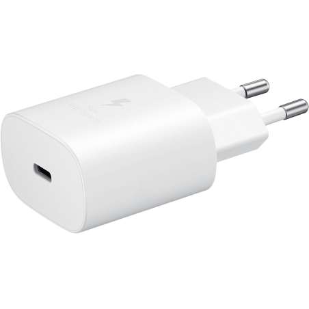 Adaptateur Secteur USB Type-C Samsung 25W Blanc EP-T2510NWEGWW - Retail Box (Origine) — Samsung · Smarty Paris 18e