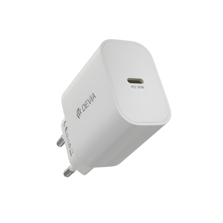 Adaptateur Secteur USB-C DEVIA GaN 30W PD — Devia · Smarty Paris 18e