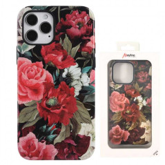 Red Marbled Mayline iPhone Case | Smarty