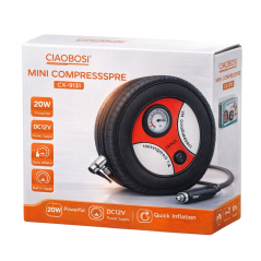 Pompe à air portable pour pneus 12V 50W CIAOB | Smarty Paris