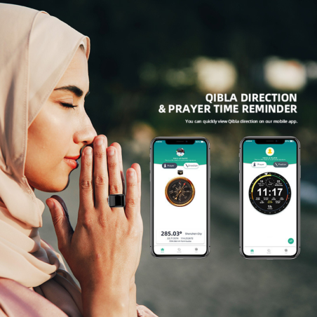 Smart Bague de Prière Islamique 20mm - Argent — ECO · Smarty Paris 18e